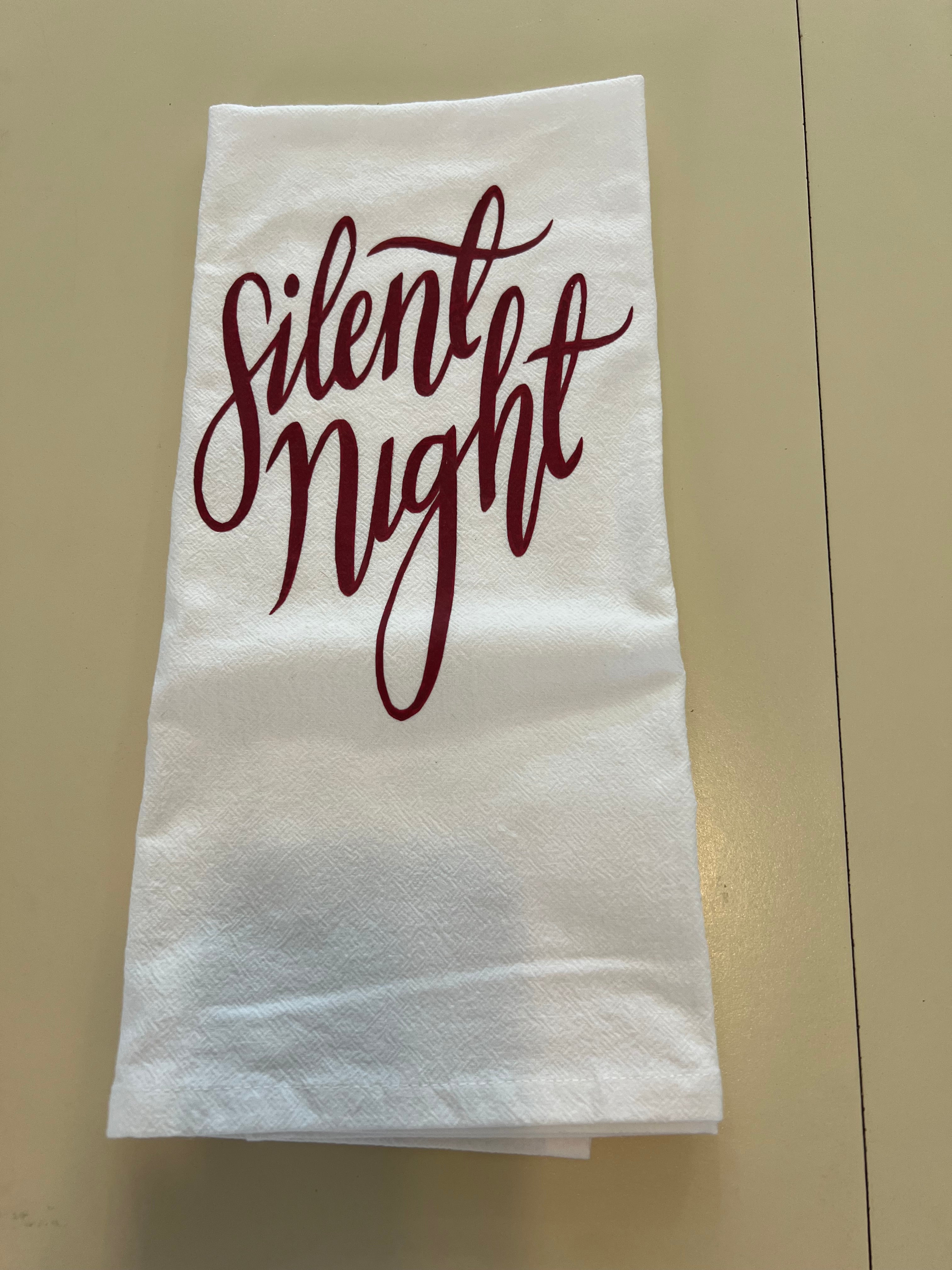 Christmas dish towel