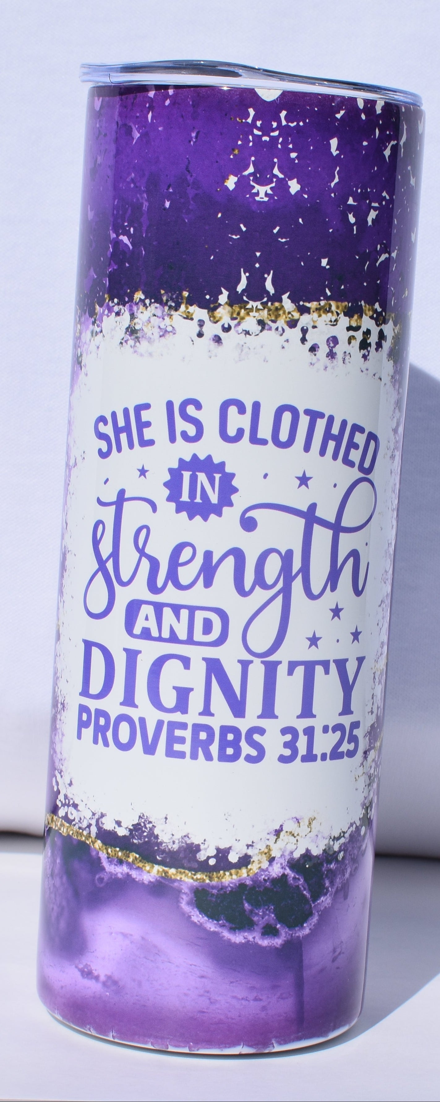 Tumbler Strength and Dignity