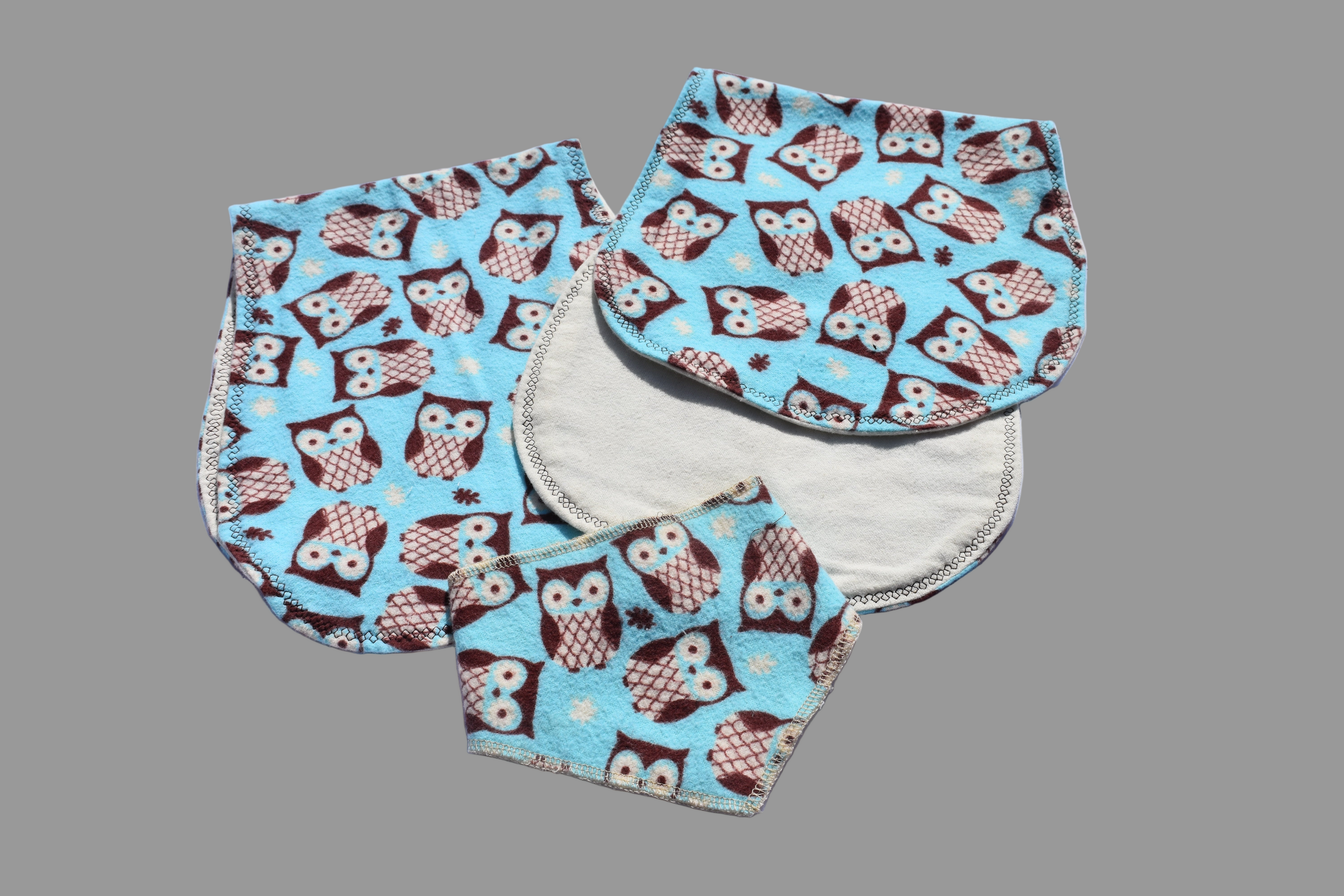 Owl Burp and Drool set