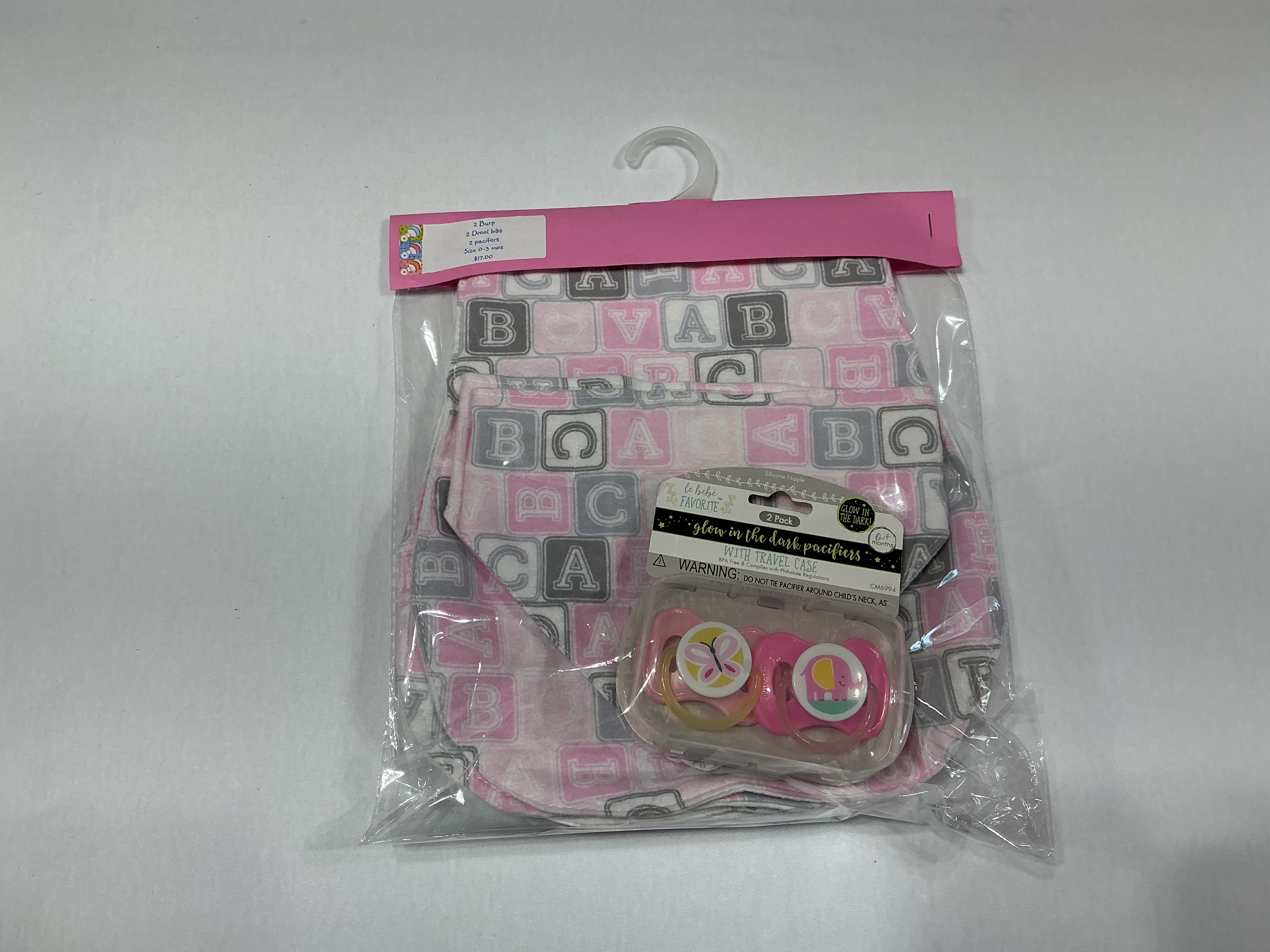 Burp and Droll Bib set